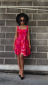 Corset dress "MARAKUJA A602" - PINK